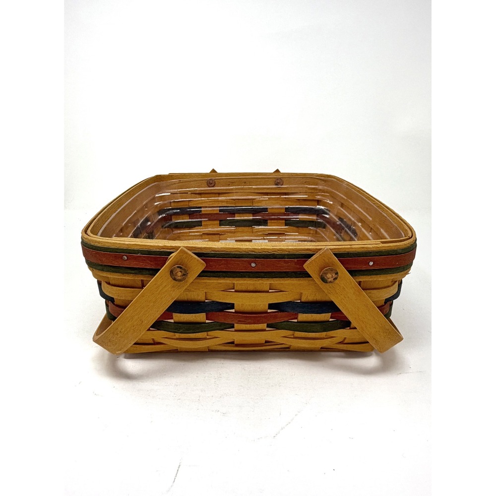 1997 Longaberger Bountiful Harvest Basket 12254 Protector Shades of Autumn USA